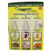 Veggetti Pro 1000342 Table-Top Spiralizer, White, Metal/Plastic