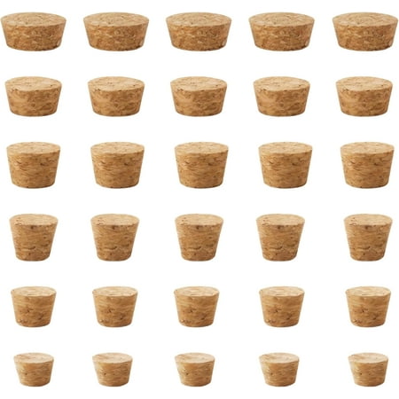 Wine Corks for Wine Bottles : 30 Pcs Wooden Wine Corks Tapered Wine Stopper Suitable for Wine Beer Champagne Bottles Corks for Crafts Making Kits Wine Bottle Corks 6 Sizes