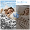 thumbnail image 2 of Grey White Boho Cooling Blanket, Lightweight Breathable Summer Throw Blanket with Double Sided Cold Effect,Vintage Ethnic Tribe Abstract Art Picnic Beach Blankets Bed Sheet for Hot Sleepers 40"x60", 2 of 8