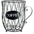 thumbnail image 1 of Coffee Pod Holder, K Cup Storage, Coffee Pod Storage and Organizer Large Capacity K Cup Holders for Counter Kitchen Cafe Bar, Coffee Bar Decor (Black), 1 of 6
