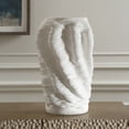 thumbnail image 3 of Uttermost Stratified Matte White Vase, 3 of 4