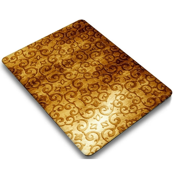 KSK KAISHEK Hard Shell Cover Only for MacBook Air 13" 2022/2021/2020/2019/2018 A1932 A2179 A2337 m1 + Black Keyboard Cover, Golden A 18