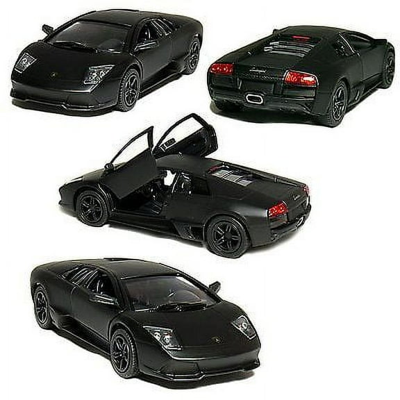 Kinsmart 5" Lamborghini Murcielago LP640 Diecast Model Toy Car 1:36 Matte Black