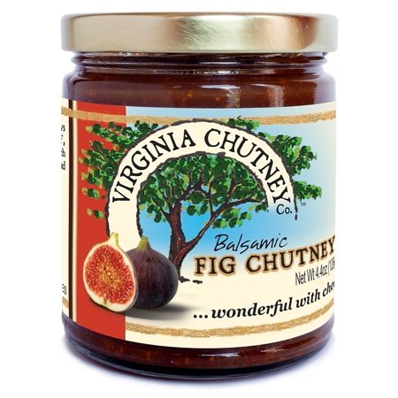 Virginia Chutney Company Fig and Balsamic Chutney  4.4 oz  12 Pack
