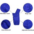 thumbnail image 2 of GHSDFBB Dog Bathrobe Towel Dog Drying Coat-Dry Fast Dog Bag-Pineapple Grid Fast Drying Super Absorbent Pet Dog Cat Bath Robe Towel-Blue-3XL, 2 of 7