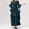 Clearance Women's Summer Dresses Irish Medieval Halloween Maxi Long