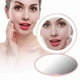 thumbnail image 3 of Espejo de maquillaje, 10x mini 12 liderado de aumento espejo de maquillaje Herramienta cosmética Portátil Plegable, Mini espejo de aumento, espejo de bolsillo, espejo cosmético, 3 of 7