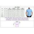 thumbnail image 3 of iopqo mens shirts men summer solid stand collar short sleeve casual loose shirt top polo shirts for men grey + xxl, 3 of 9