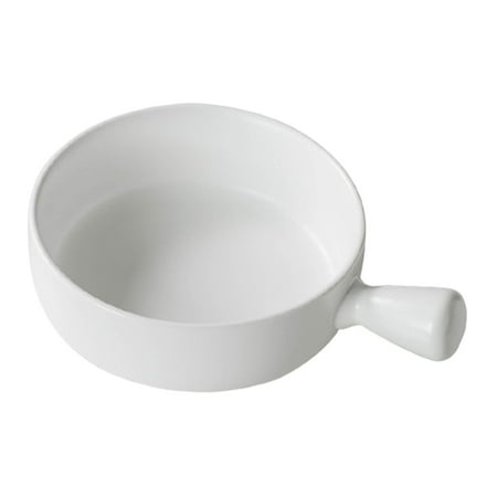 

LIJCC Baked Rice Bowl Baked Rice Bowl Wind with Handle Baking Baking Bowl Pasta Plate Simple Household Cutlery Soup Noodle Bowl Bowl