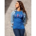 thumbnail image 2 of Love Me Lightning Shaped T-Shirt Women -Image by Shutterstock, Female Small, 2 of 4
