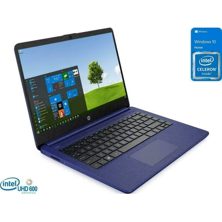 HP 14 inch (14-DQ0005) Notebook Laptop Intel Celeron N4020 Dual-Core 1.1GHz, 64GB eMMC, 4GB RAM, 3-Cell Battery, 2Q1H1UA Windows 10