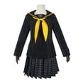 thumbnail image 4 of Juego Persona 4 Anime Kujikawa Rise Cosplay Disfraces Uniforme escolar Traje de marinero Mujer Fiesta Top Falda Conjunto Disfraz de Halloween, 4 of 5