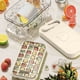 thumbnail image 2 of Molde de bloque de hielo de plástico de grado alimenticio | Máquina para hacer cubitos de hielo domésticos de gran capacidad | Liberación con una sola mano | Caja de almacenamiento visible | Incluye, 2 of 9