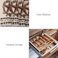 thumbnail image 6 of Placemats Set of 6, Western Texas Star Vintage Woven Placemat, Linen Place Mats for Kitchen/Dining Tables, Rustic Wreath Black Beige Plaid Washable Table Mats for Party, 6 of 8