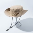 thumbnail image 3 of Men's Sun Hat UPF 50+ Wide Brim Bucket Hat Windproof Fishing Hats, 3 of 7
