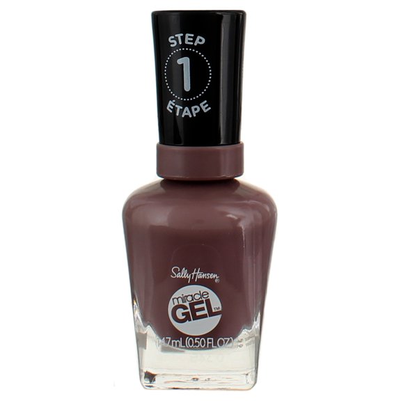 Sally Hansen Miracle Gel Nail Polish Liquid, To the Taupe, 0.5 fl oz (5 pack)