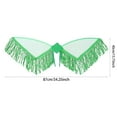 thumbnail image 2 of Accessoire de Fête pour Adultes Rideau de Pluie à Sequins pour Carnaval Mascarade Spectacle de Scène Rêveur 2 Pcs, 2 of 5