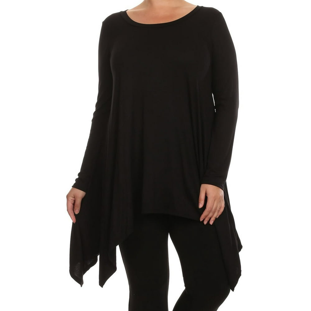 asymmetrical tops plus size