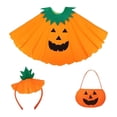thumbnail image 3 of Disfraz de calabaza de Halloween Yuyangstore 3 piezas, 3 of 8