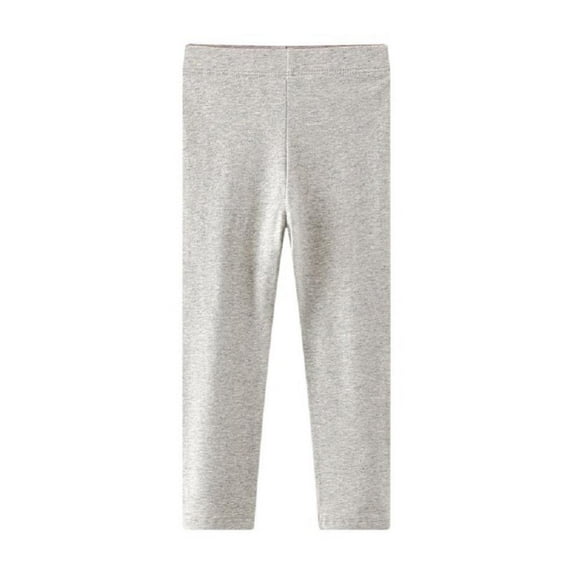 Esaierr Toddler Girl Leggings Spring Autumn Stretch Pants Solid Color Pants for 2-7 T