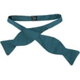 thumbnail image 2 of Dion Nœud Papillon en Soie Turquoise Uni pour Homme - Taille Unique, 2 of 2