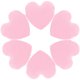 thumbnail image 2 of 6pcs Heart Shaped Makeup Puff, Portable Finger Applicator for Loose Powder, Soft & Lightweight Beauty Tool for Daily & Professional Use, 2 of 4