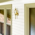 thumbnail image 4 of Design House Jackson Uplight 1-Light Wall Lantern for Indoor/Outdoor Use with Tail Piece, Polished Brass, 4 of 12
