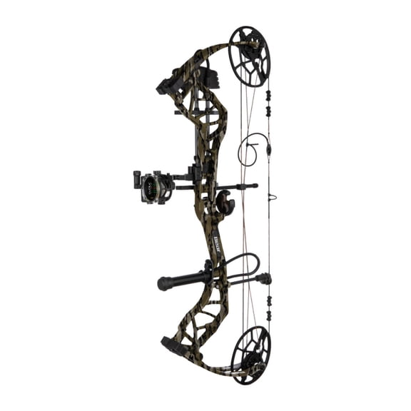 Bear Archery Legit Maxx RTH  315 FPS Compound Bow with 30-Inch Axle-to-Axle, Right Handed and 10-70 lbs Draw Weight (Mossy Oak Bottomland)