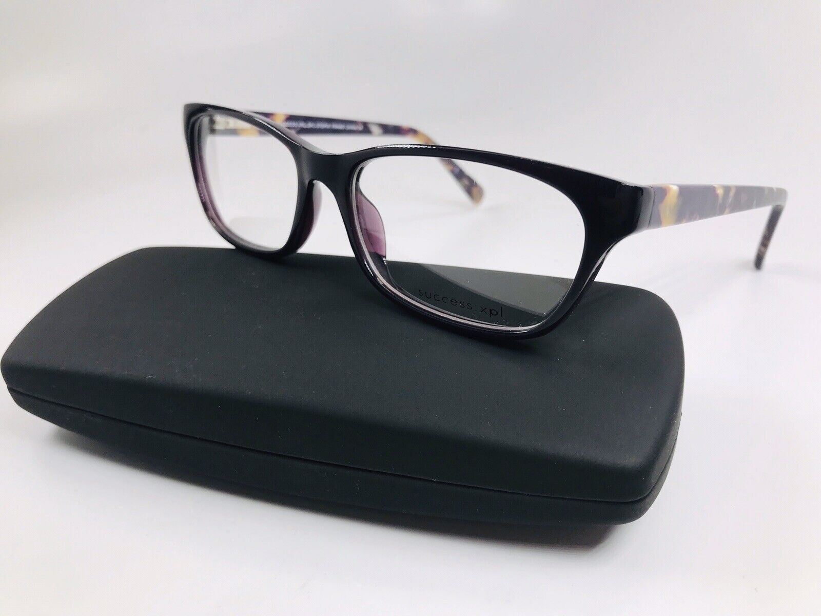 NEW Taylor Eyes Blue Marble REBA Eyeglasses 51mm with Case NEW Taylor Eyes Brown Marble REBA Eyeglasses 51mm with Hard  main image 2