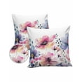 thumbnail image 6 of Outdoor Pillow Covers Throws Pastoral Purple Blue Flowers Plant,Waterproof Pillow Cases Pack of 2 Blooming Floral on White,Durable Cushion Cover Pillowcase for Patio Balcony Couch Garden, 6 of 7