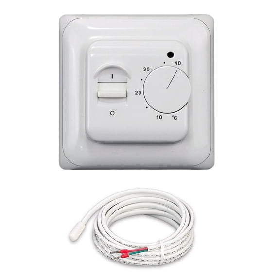 1 electric floor heating room thermostat 220V thermostat meter with sensor SP-6000 mechanical room thermostat