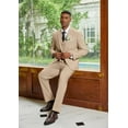 thumbnail image 4 of COOFANDY Men's 3 Piece Suits Classic Fit 2 Button Dress Suits Tuxedo Jacket Blazer for Wedding Business Dinner Prom, 4 of 7