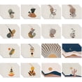 thumbnail image 5 of Nvzi Manteles individuales de lino, manteles para mesa de comedor, protectores de superficies,accesorios de decoración de cocina (juego de 4, tamaño 17,7 x 12,6 pulgadas, A47), 5 of 5