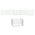 Regalo 192 inch Wide Double Super Wide Baby Gate Play Yard, White, 4in