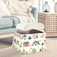 thumbnail image 5 of Storage Box With Lid 16.5x12.6x11.8In Foldable Stacked Household Storage Box Nice Cute House, 5 of 7