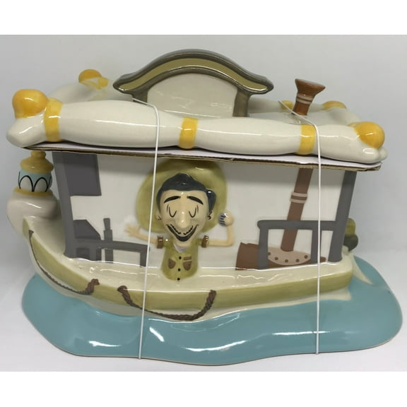 Disney Parks Jungle Cruise Kitchen Cookie Jar New