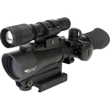 BSA Tactical Weapons 30mm Red Dot with Red Laser and 140 Lumen Light
