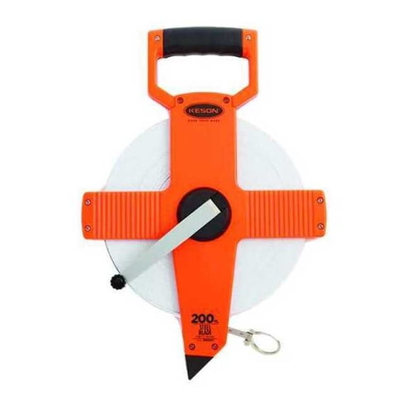 Keson 200 ft Tape Measure, 3/8 in Blade NR18-200