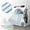 Light blue丨6 Pack, variant on zhonghuaying 1 Pack Reusable Mop Pad, Microfiber Cleaning Pad, Replacement Head for Floor Cleaning