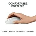 thumbnail image 6 of Logitech M240 Silent Bluetooth Mouse, Wireless, Compact, Portable, Smooth Tracking, 18-Month Battery, Off-white, 6 of 11