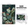 thumbnail image 4 of 1000 pcs green cactus garden 1000 piece puzzle for adults,Vibrant Colors,Challenging Brain Exercise,Charm Cactus Garden Wooden Puzzles 1000 Piece,for Cactus & Puzzle Lovers,Stress relieving pleasure, 4 of 6