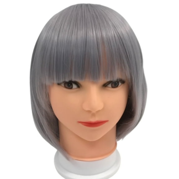 Silver Bob Wig