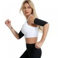 thumbnail image 3 of Arm Slimmer Wrap One Pair Sweat Sauna Arm Shaper Slimming Arm Control Thermo Arms Band Workout Shapewear Stretch Belt, 3 of 13