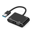 thumbnail image 1 of Adaptador USB 3.0 A VGA Compatible con Convertidor de Video HD Salida de Sincronización para 2 Monitores para Computadora Portátil de Escritorio, 1 of 5