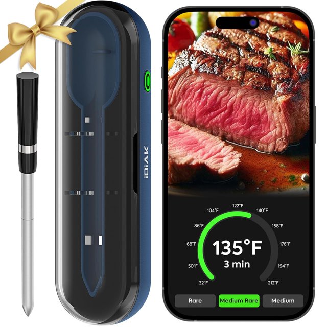 termometro digital inalambrico lectura remota temperatura instantanea sonda cocina asar fumar