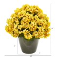 thumbnail image 2 of Nearly Natural 8777-YL 17 in. Geranium Artificial Plant - Yellow, 2 of 2
