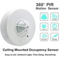 thumbnail image 2 of 360 Degree Ceiling Occupancy Sensor PIR Motion Sensor Switch with 3 detectors,10-40ft High Sensitive Ceiling Motion Sensor Light Switch(110V-240VAC)$$Tools & Hardware Other, 2 of 7