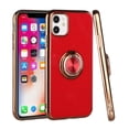 thumbnail image 3 of For iPhone 13 PRO Case Electroplated TPU with Metal Ring Stand Phone Cover, 3 of 5