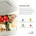 thumbnail image 5 of LunchBots Large Cinco Stainless Steel Lunch Container - Five Section Design Holds a Variety of Foods - Metal Bento Box - Dishwasher Safe - Stainless Lid - Pink Dots, 5 of 5
