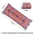 thumbnail image 3 of Paisley Floral Mandala Post Surgery Mastectomy Pillow - Seatbelt Cushion for Car - Chest Protector with Traditional Sacred Pattern, 3 of 4